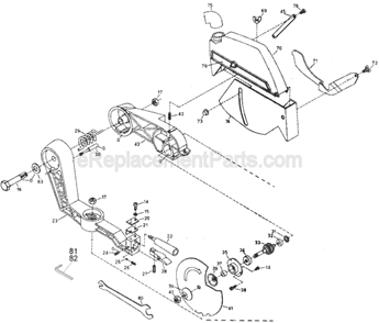 Part Location Diagram of 82387-00 DeWALT Screw
